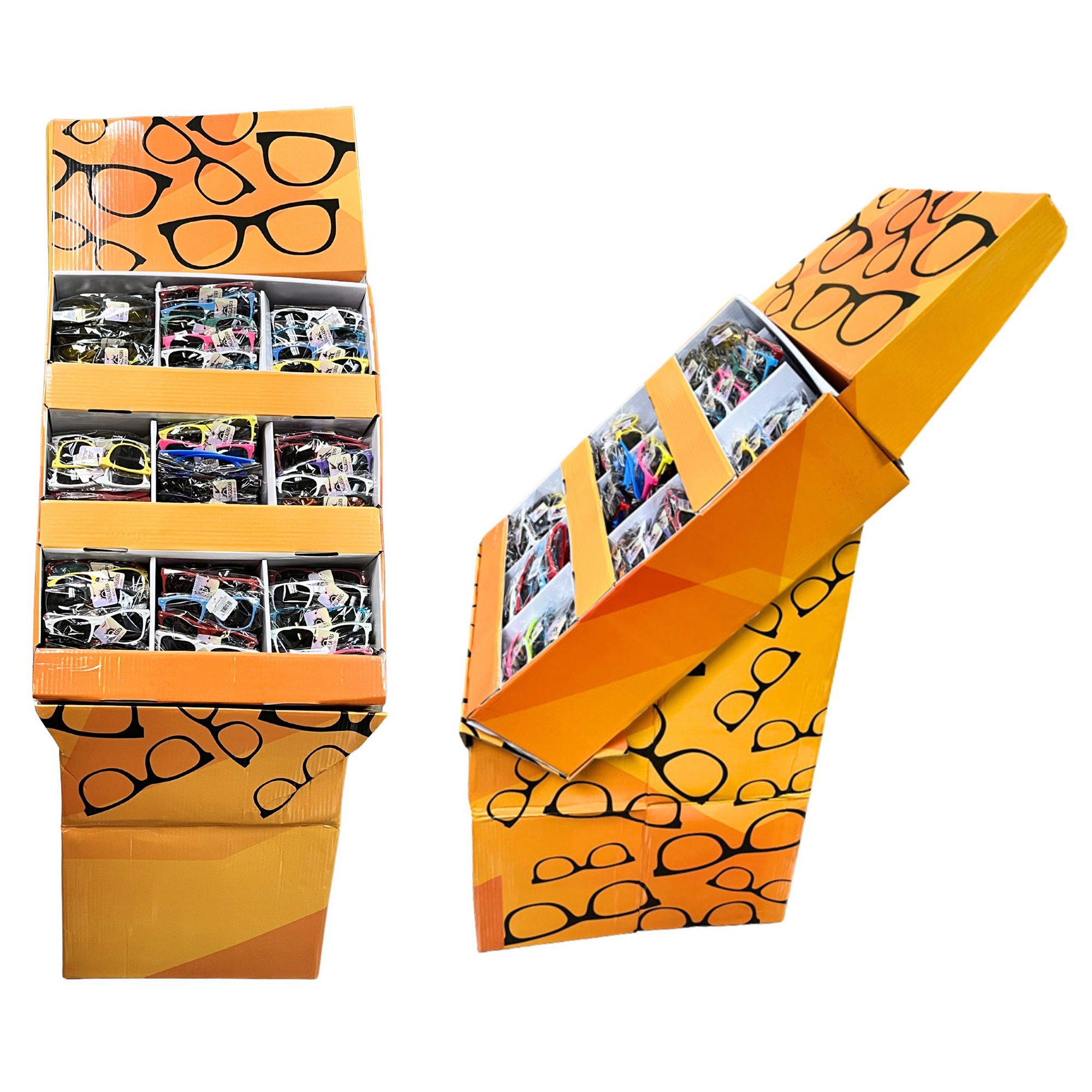 UV400 Sunglasses in Assorted Styles & Colors in a Floor Display