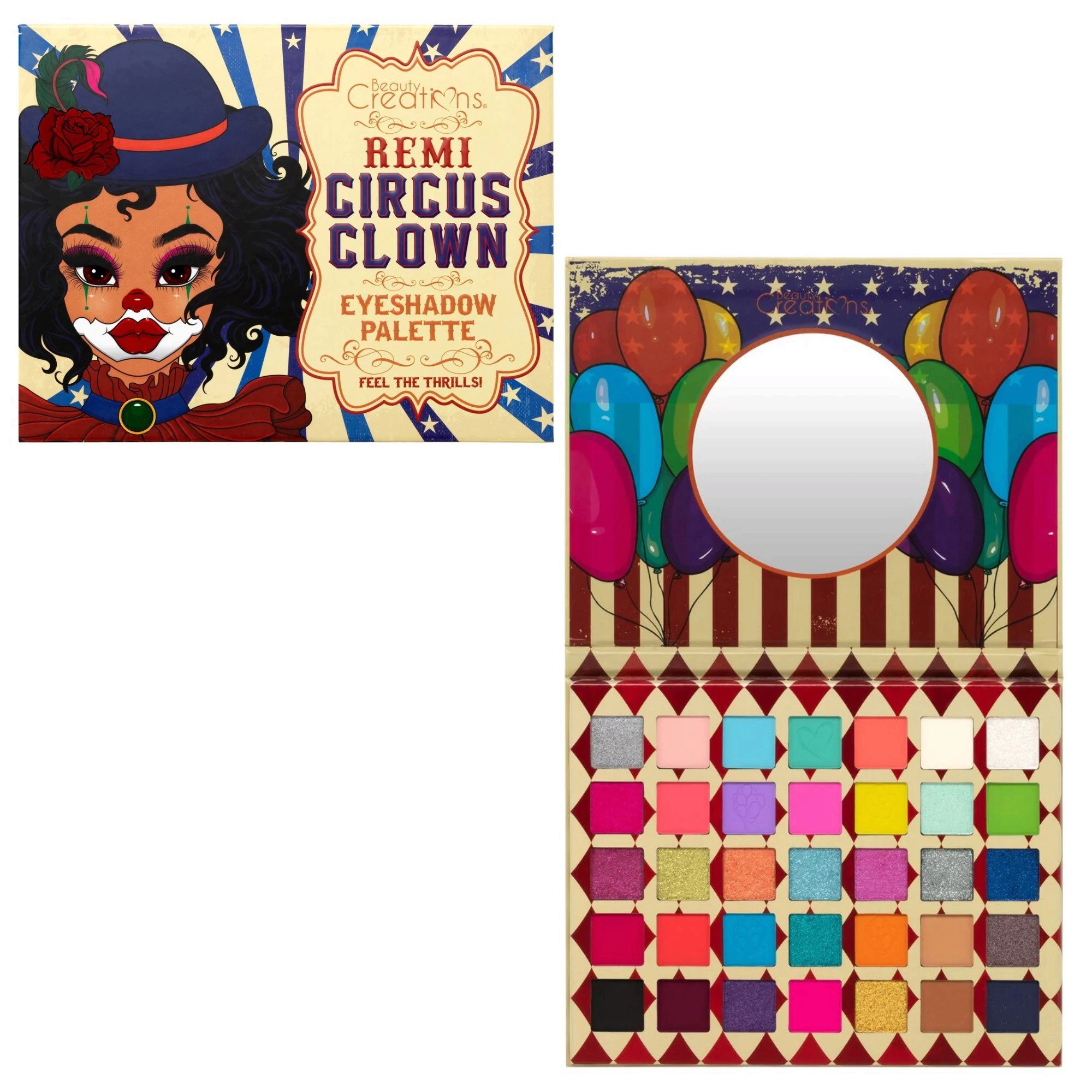 Beauty Creations Remi Circus Clown Eyeshadow Palette