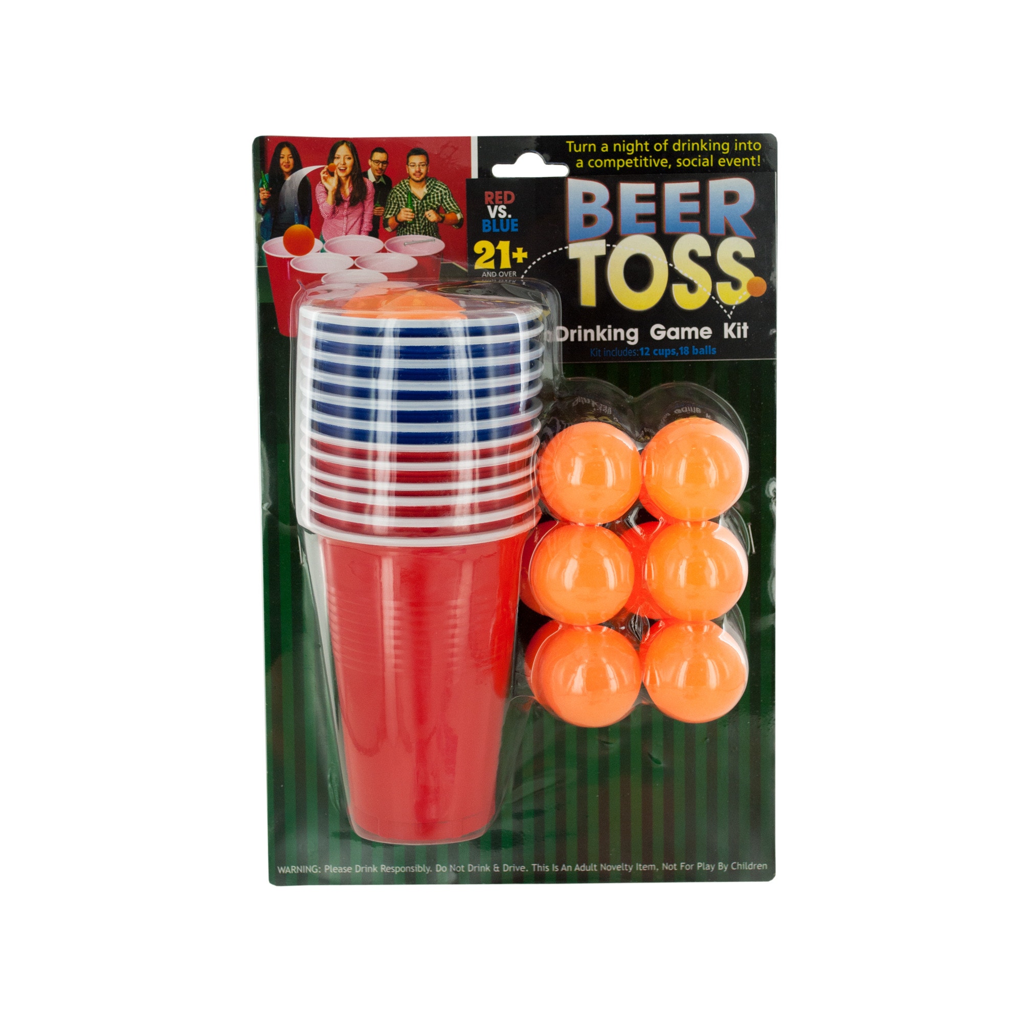 Beer Toss Drinking Game Kit