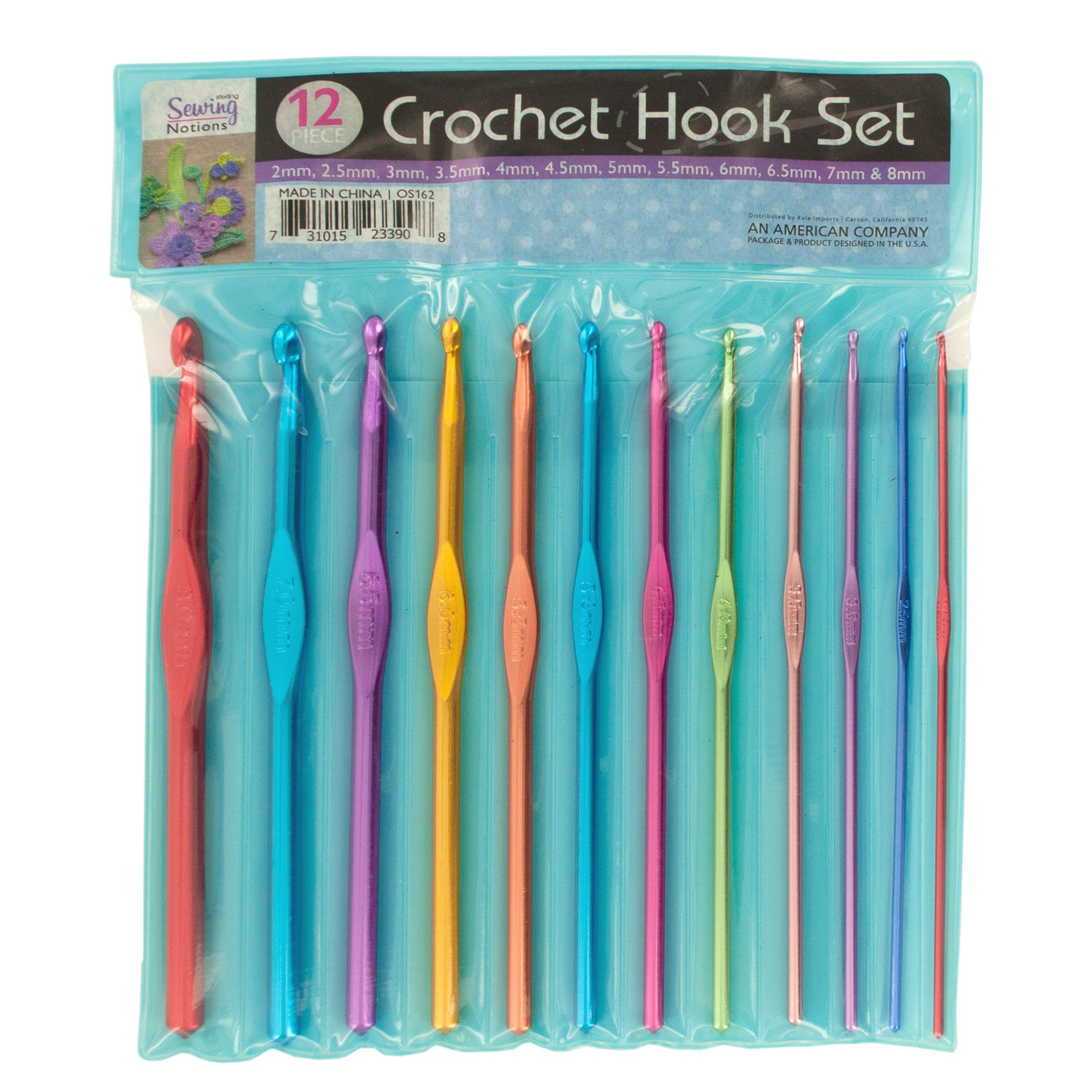 Aluminum Crochet Hook Set